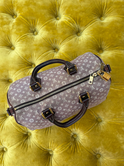 Vintage Louis Vuitton Pink Idylle Speedy 30