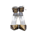 Gucci x Tom Ford Kate Moss Bronze Lace Up Court Heels